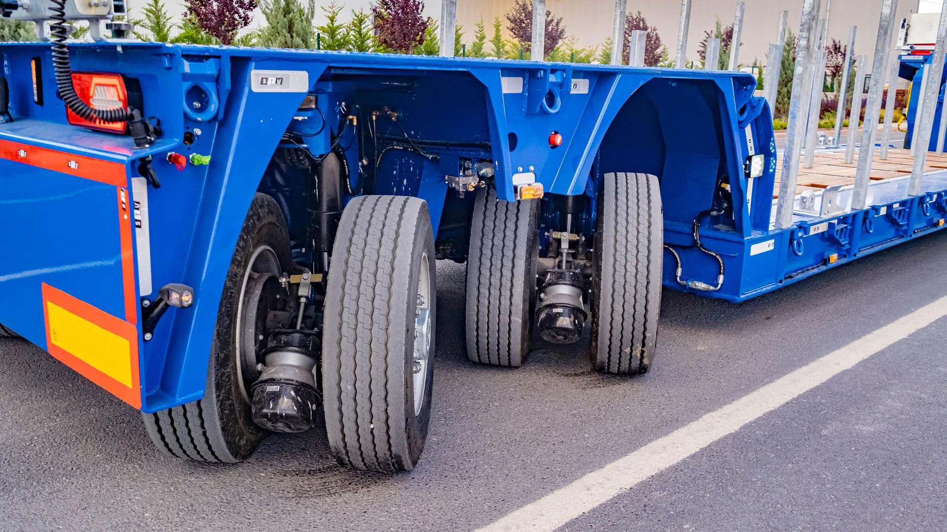 Hydraulic Steering Axle Layout — STU Trailers
