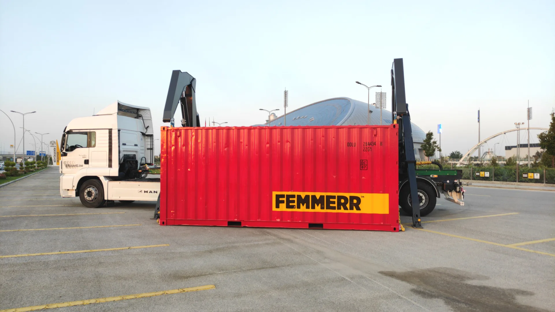 Consegna autonoma dei container